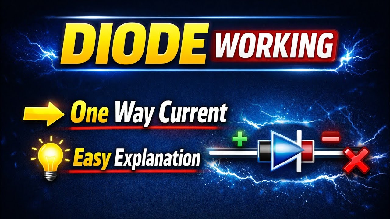 Diode ka Kya Kaam Hota hai! Diode in Hindi! Diode Kaise Check Kare! Diode Kya Hota Hai!