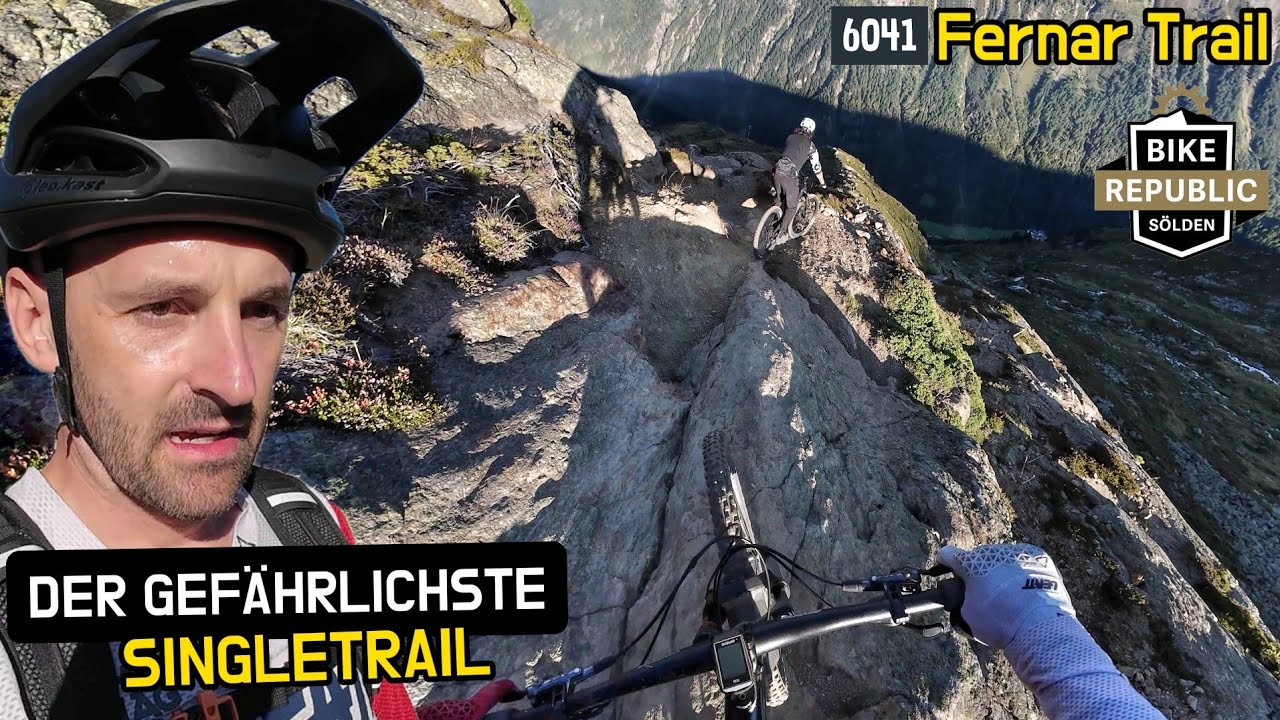 DER GEFÄHRLICHSTE Singletrail den ich jemals gefahren bin! ⚠️ FERNAR TRAIL in Sölden 2023