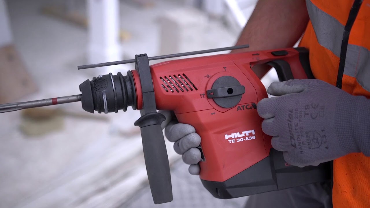 Hilti TE 30A36. A highperformance cordless combihammer drill YouTube