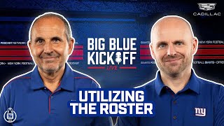 Utilizing the Roster | Big Blue Kickoff Live | New York Giants