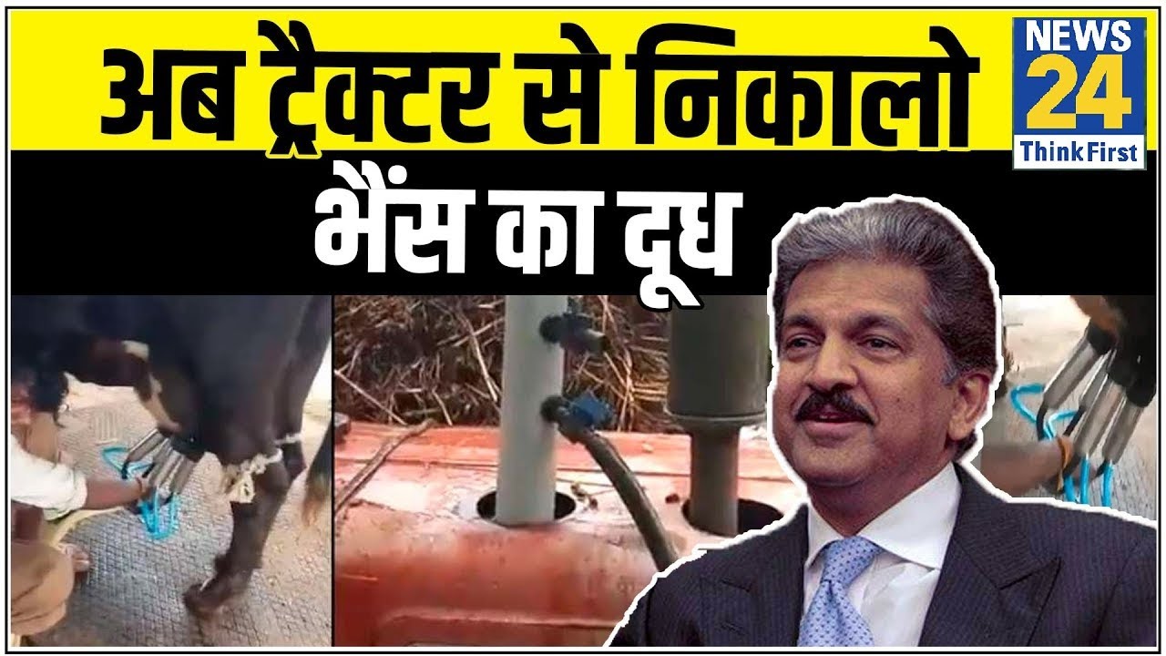 Video: ट्रैक्टर से निकाला भैंस का दूध, आनंद महिंद्रा भी हुए इनोवेटिव तरीके के मुरीद