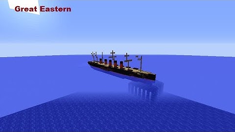 SS Great Eastern I Minecraft I 1:5 Scale Tutorial