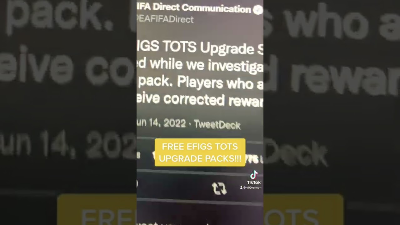 FREE EFIGS TOTS PACKS FOR FIFA PLAYERS??? 