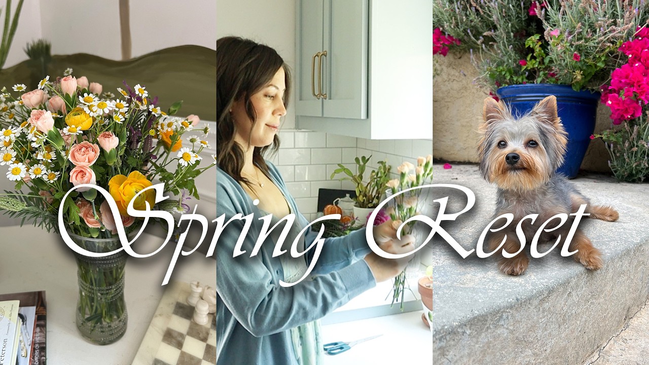 April Diaries | Spring Cleaning, Bridgerton Scones, Fairy Bouquets, DITL 🍓