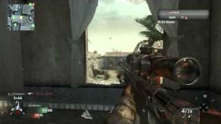 COD Black Ops - Collateral Kill L96A1 on Villa