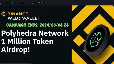 1 MILLION TOKEN POLYHEDRA AIRDROP #airdrop #binance #polyhedra