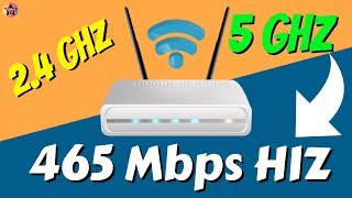 Dual Band Modem & Router 2.4 Ghz Ve 5 Ghz Hız Testi. 465 Mbps Hız