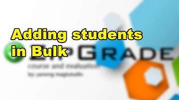 Adding Students in BULK in zipgrade
