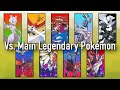 Pokémon Music - All Main Legendary Pokémon Battle Themes from the Core Series (All Versions)