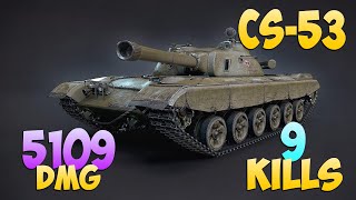 CS-53 - 9 Фрагов 5.1K Урона - Рабочий! - Мир Танков