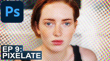 How to use the Pixelate Effects in Adobe Photoshop CC (Every Filter Explained Ep. 9