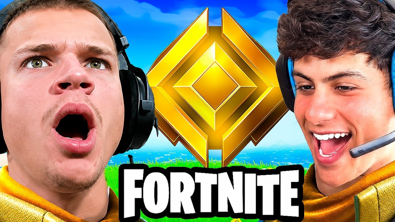 PLAYING FORTNITE UNTIL I REACH GOLD w/ RON