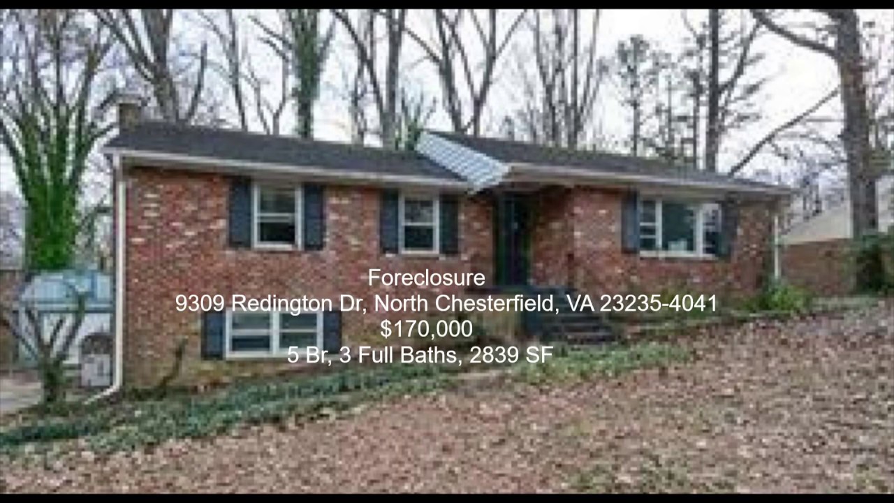 Foreclosure 9309 Redington Dr, North Chesterfield, VA 23235 4041