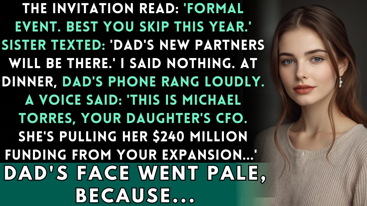 My Dad's Holiday Dinner Said 'Don't Attend' — Then My CFO Called Him During Dessert