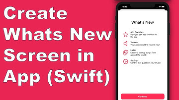Create Whats New Screen in App (Swift 5) - Xcode 11