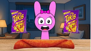 Pinky Eats Huge Takis Sprunki Cartoon Animation Shorts Compilation