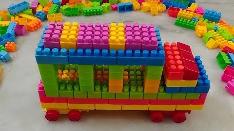 Satisfying DIY Big Truck ASMR/ Building Blocks/block game/lego building fun#asmr#buildingblocks#lego