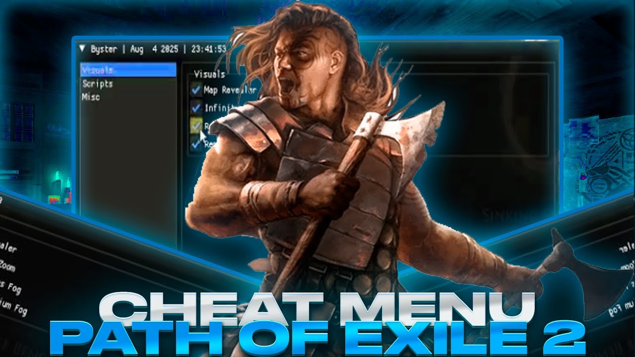 **Updated** Path Of Exile 2 - BEST Cheat Menu | Greated Cheats For POE2 | Many Functions | FREE 100%