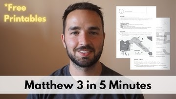 Matthew 3 in 5 Minutes - 2BeLikeChrist