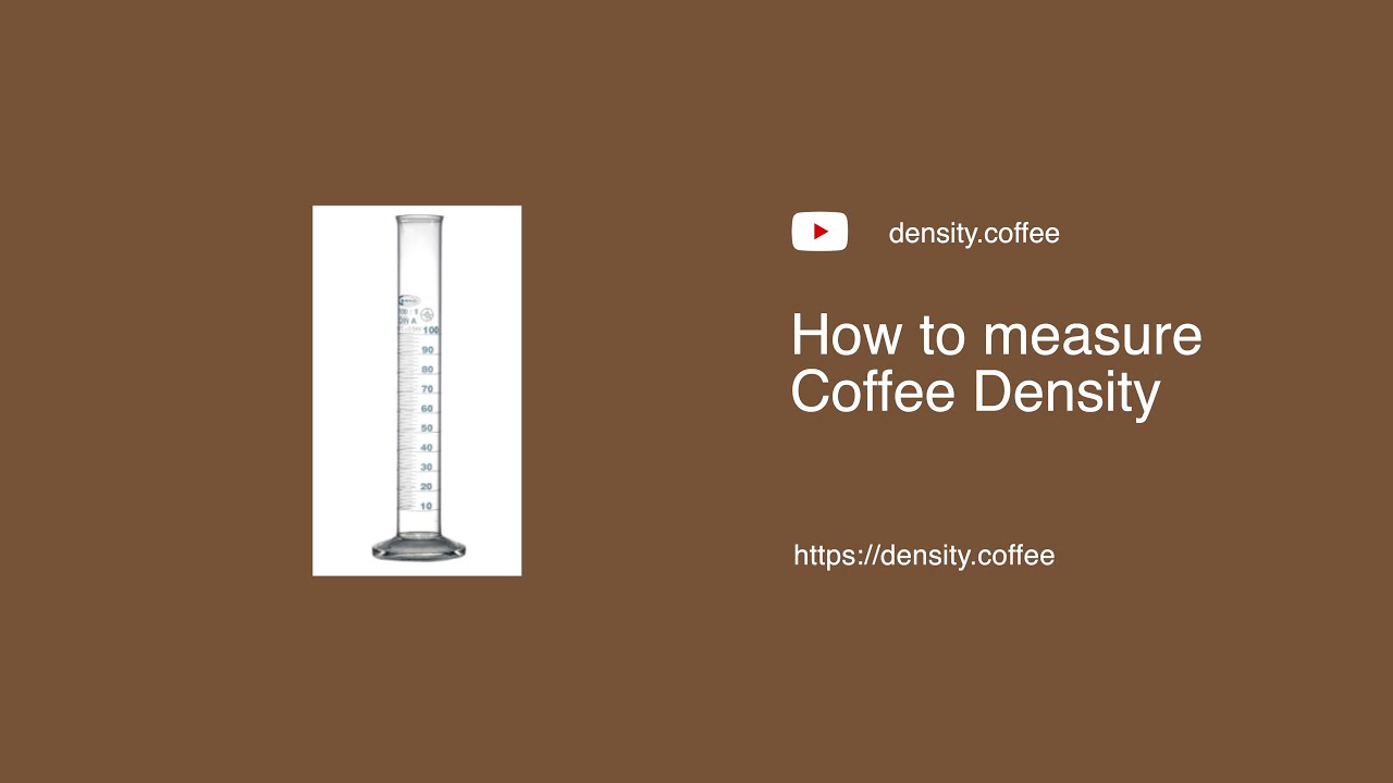 How to Measure Coffee Density HD 1080p YouTube