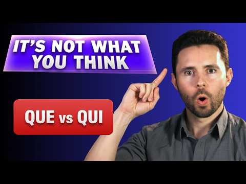 Make Perfect Sentences with "Que/Qui" in Spoken French on The Spot! | Relax You Learn French