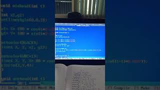 graphics C++ program-8, clock