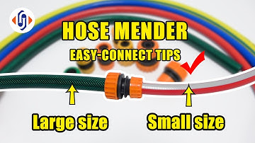 Garden Hose tips | Use hose menders to connect hoses in different sizes
