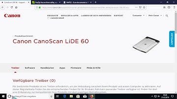 Any Older Canon LiDE Scanner (LiDE 60 etc.) on Windows 10 x64 2021