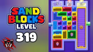 Sand Blocks Drop Puzzle Level 319 Game Walkthrough