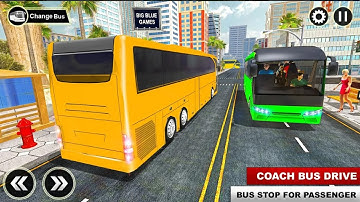 City Passenger Coach Bus Simulator: Bus Driving 3D | Android iOS Gameplay | HD  #Travel&Local