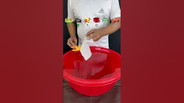 TRY TO GUESS HOW MANY TISSUE PAPER WILL FLOAT? WHAT WILL HAPPEN NEXT? #satisfying #experiment #asmr