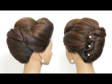 new-french-roll-hairstyle.-bridal-updo-for-long-hair-tutorial