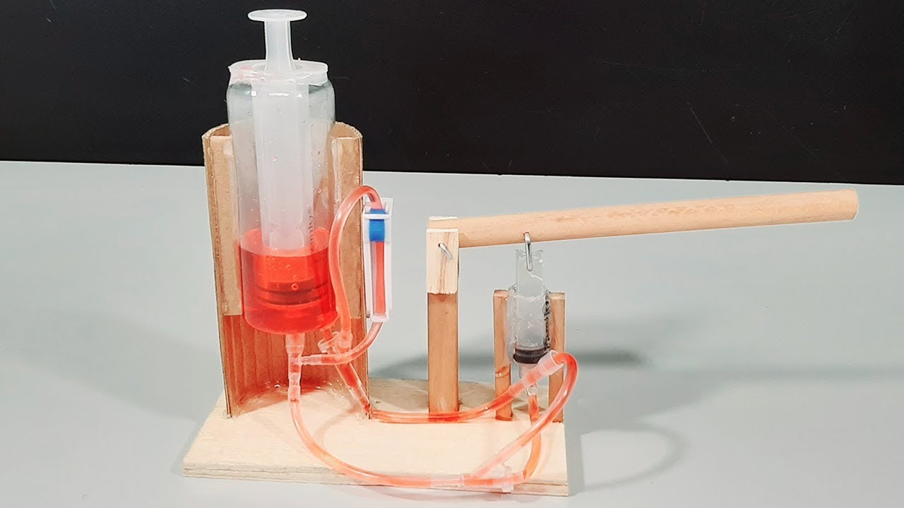MAQUETA de GATO HIDRÁULICO - Muy fácil de hacer - YouTube