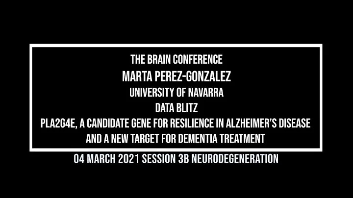 The Brain Conference 2021: Data Blitz - Marta Pere...