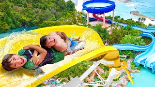 1H POUR FAIRE LES PLUS GRANDS PARCS AQUATIQUES du MONDE ! (compilation Swan et Néo)