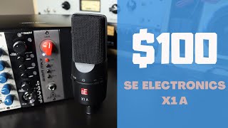 SE Electronics X1A with Black Lion Audio B12A MKII