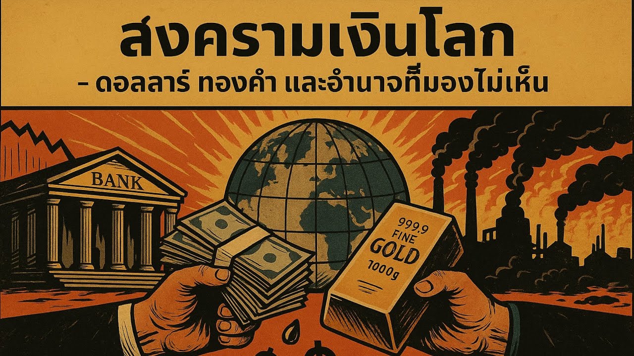 สงครามเงินโลก – ดอลลาร์ ทองคำ และอำนาจที่มองไม่เห็น | จากทองคำสู่เงินดิจิทัล