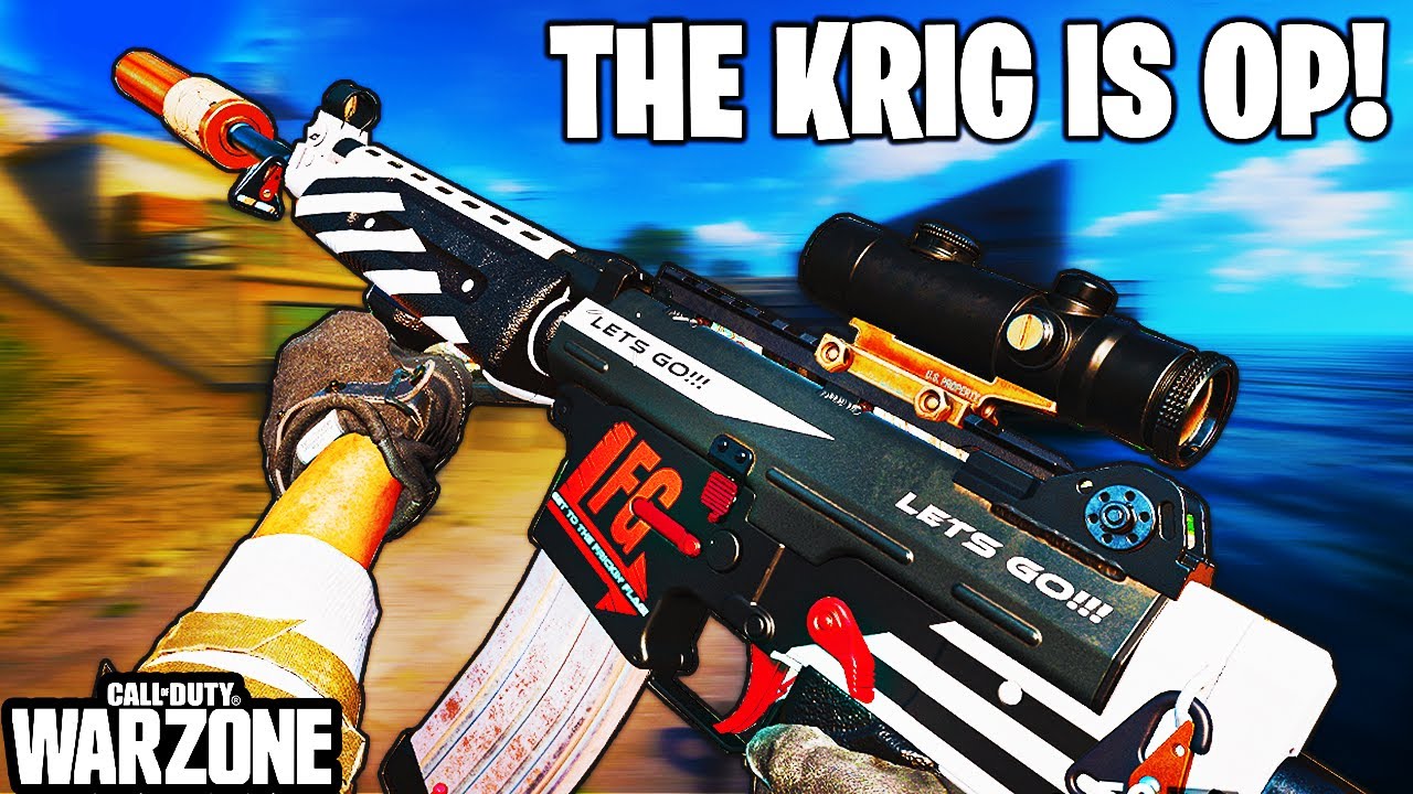 the *NO RECOIL* KRIG 6 in SEASON 4 of WARZONE! Is it the BEST AR in WARZONE?! (Call of Duty Warzone)