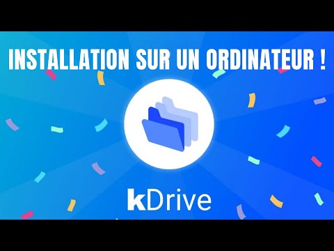 Installation de l'app KDRIVE sur un ordinateur