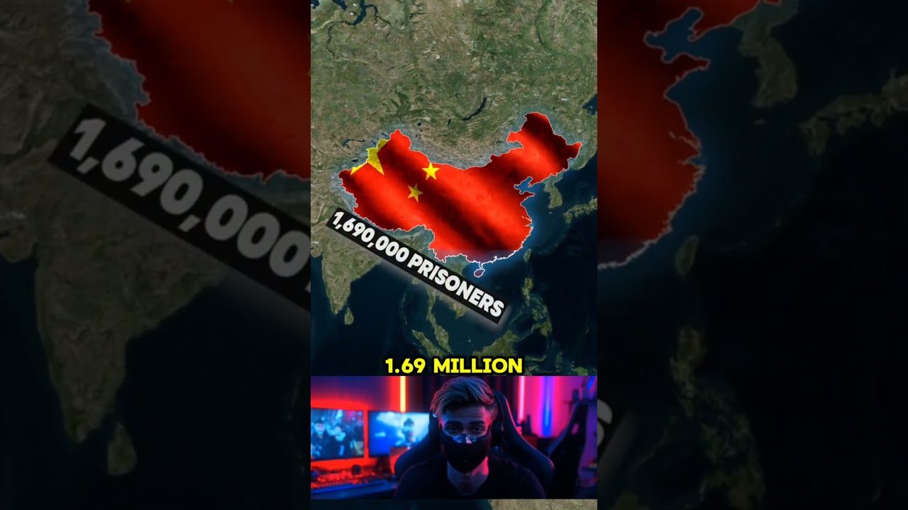 "Shocking! USA Locks Up 1.8M Criminals – Top 5 Countries with INSANE Prison Numbers! 😱"