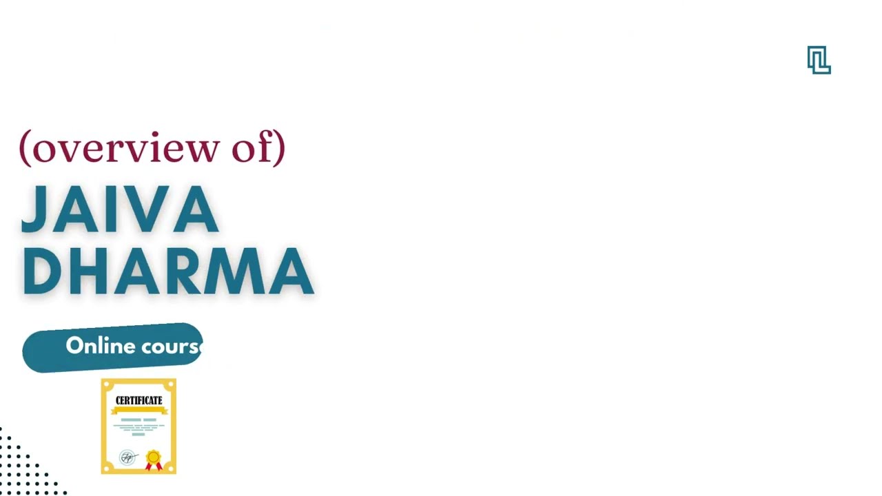 Overview of Jaiva Dharma Online Course | Commencing From Aug 08, 2023 | Register Now