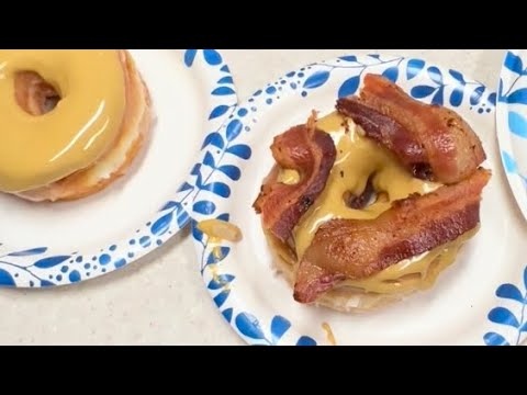 How to make Maple Bacon Donuts EASY!