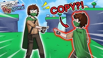 I BATTLED This Guy PRETENDING To Be ME in Untitled Tag Game?! | Roblox