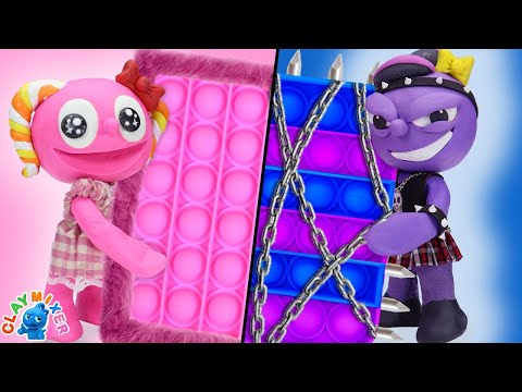 E-GIRL VS SOLF GIRL | Which Girl Is Popular At School? Funny Moments 🔴 Clay Mixer Cartoon