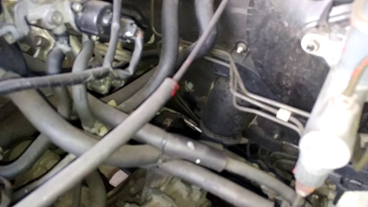 2002 Misubishi Lancer A C Water Drain Unclogged Youtube