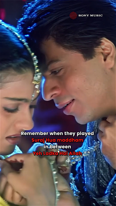 Shah Rukh, Kajol, and Yeh Ladka Hai Allah – a timeless love story🌹#yehladkahaiallah #srk #kajol