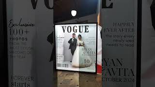 Your perfect day, deserves a perfect cover! #MagazineBooth |Photoboothgoa  | WeddingsDeGoa