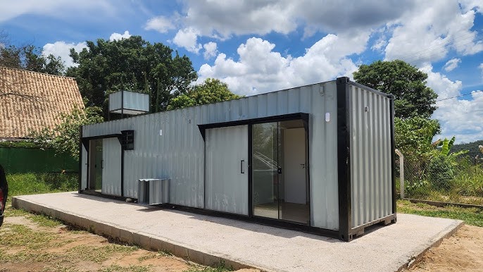 Primeira entrega do ano! Casa container 30m2 entregue em Amparo/SP - Azul  Containers - YouTube