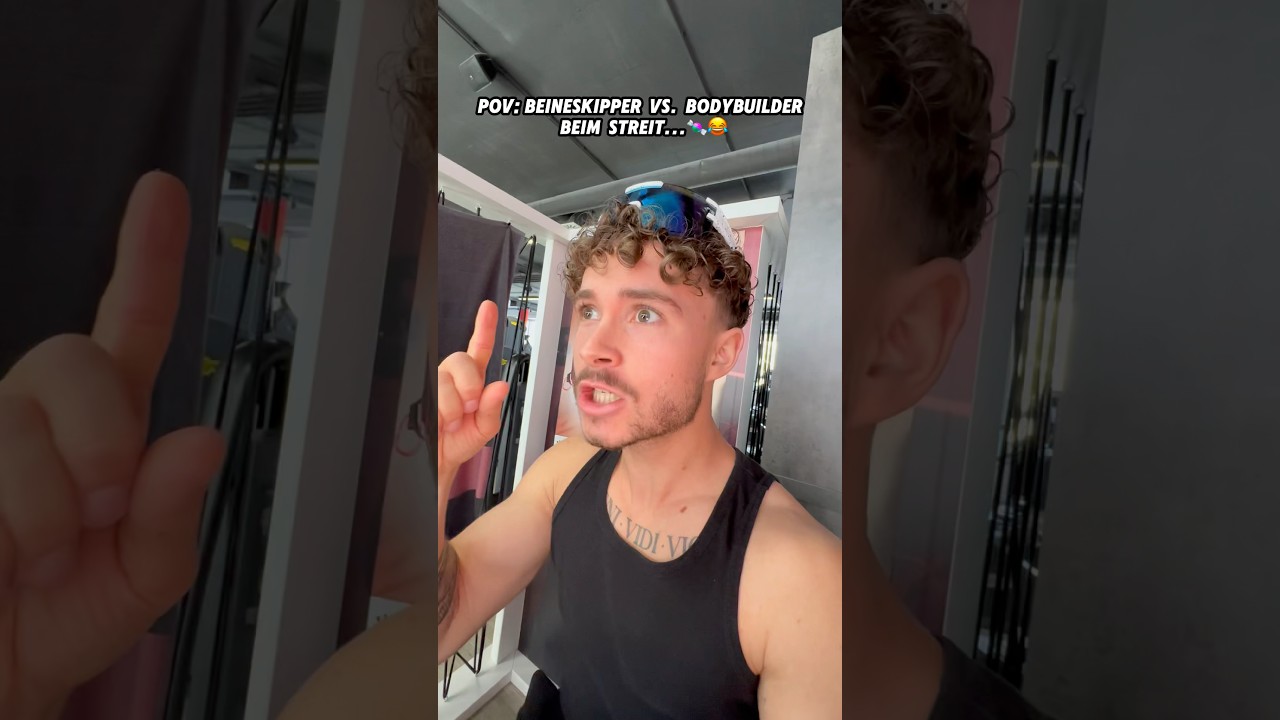 POV: Beineskipper VS. Bodybuilder beim Streit🍬😂