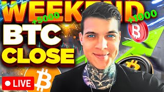 Bitcoin / Crypto Live Trading(BTC LIVE) Bitcoin Weekly Close "3 Hour Special" May 19th